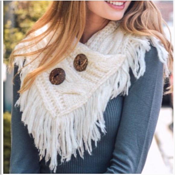 Soft Warm Cozy Knit Neck Warmer Scarf Mocha - Picture 8 of 8